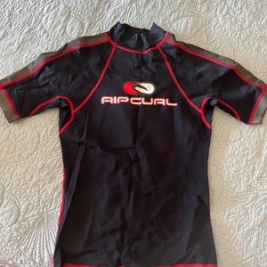 Ripcurl swim/sun shirt. Size S/M. Metallic lined for warmth.